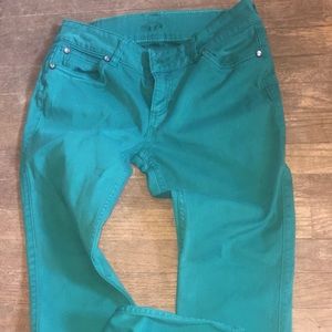 Wrangler Kelly green jeans 7x28